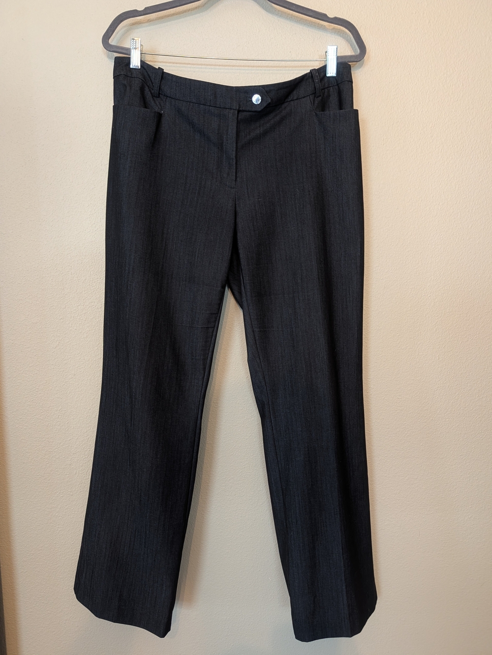 Calvin Klein Modern Fit Straight Leg Trouser Pants Dark Indigo Denim Look - Size